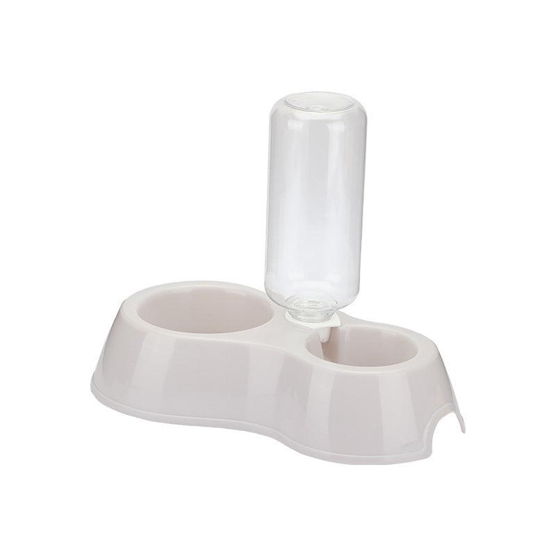 Pet Automatic Drinking Water Double Bowl