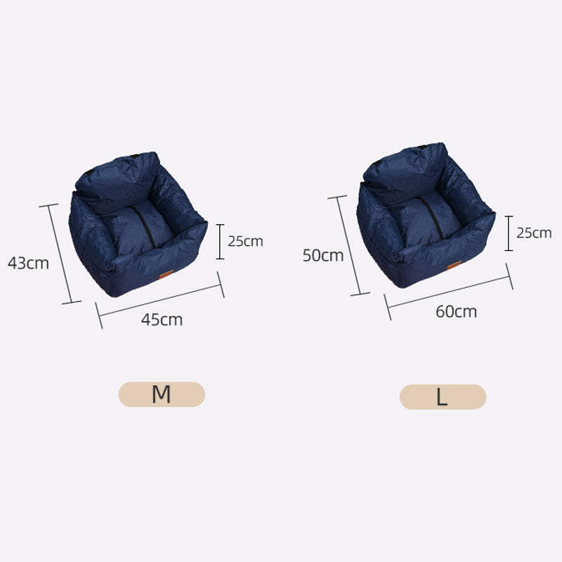 Simple-Style Dog Car Bed Seat