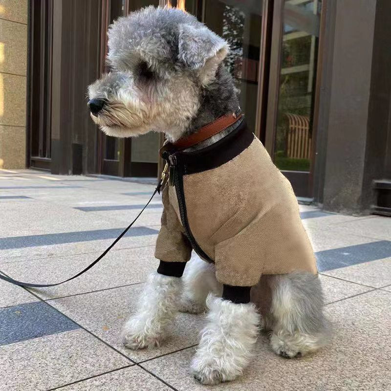 Winter Dog Jacket Hoodie Coat