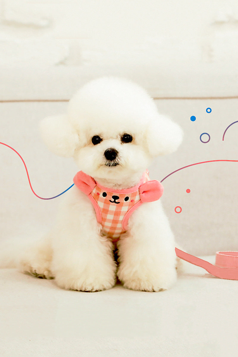 Vest-Style Dog Harness And Leash