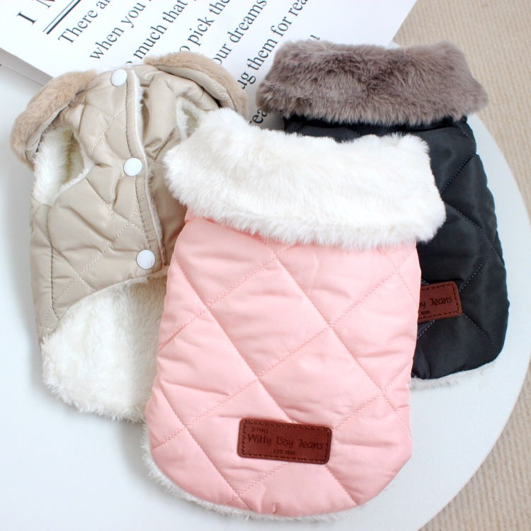 Thickened Warm Cotton Dog Coat