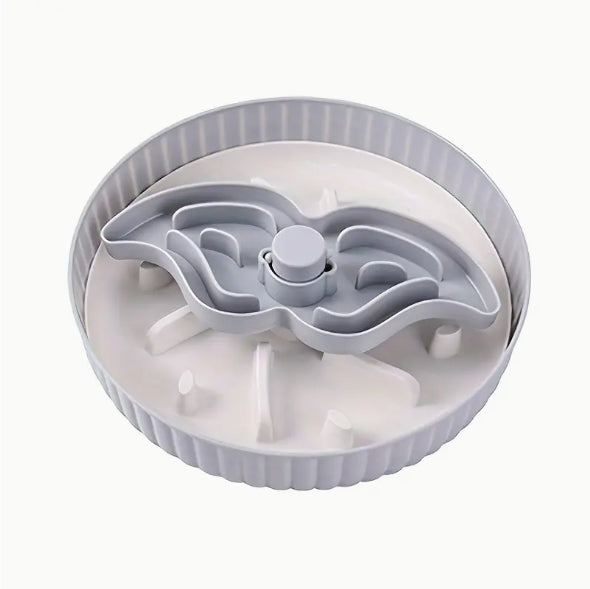 Pet Food Basin Rotating Game Board Anti-Choke Silica Gel Pad Feeding