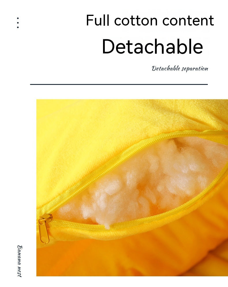 Pet Cushion Mat Banana Nest Removable And Washable