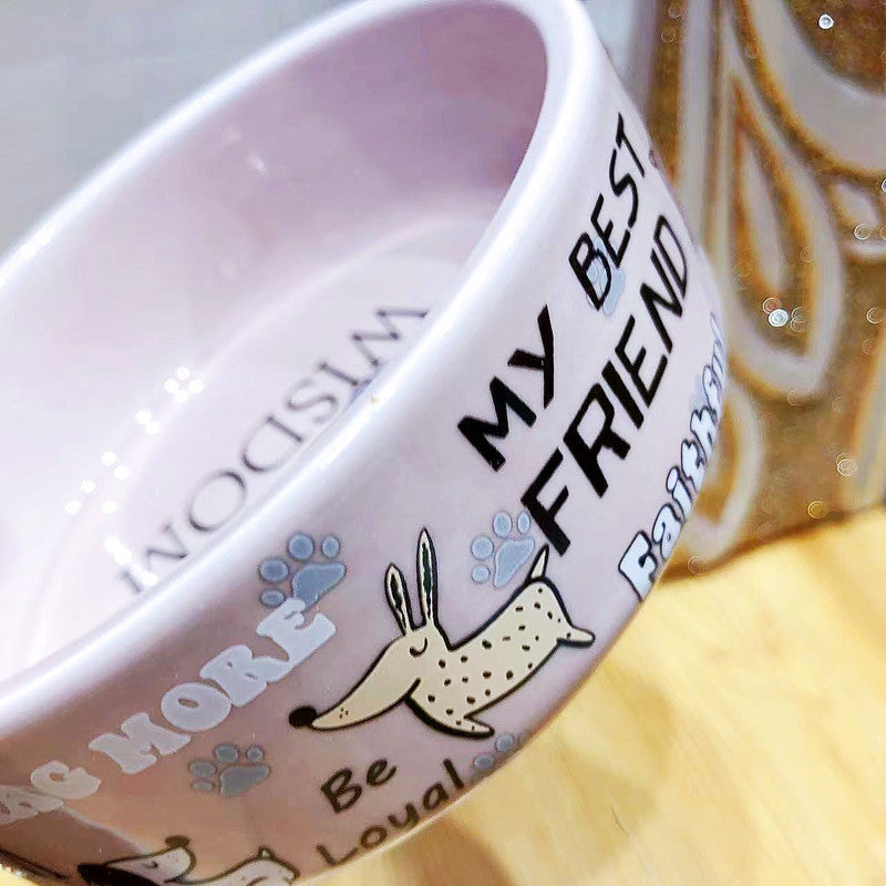 Cute Baiyun Clay Pet Bowl