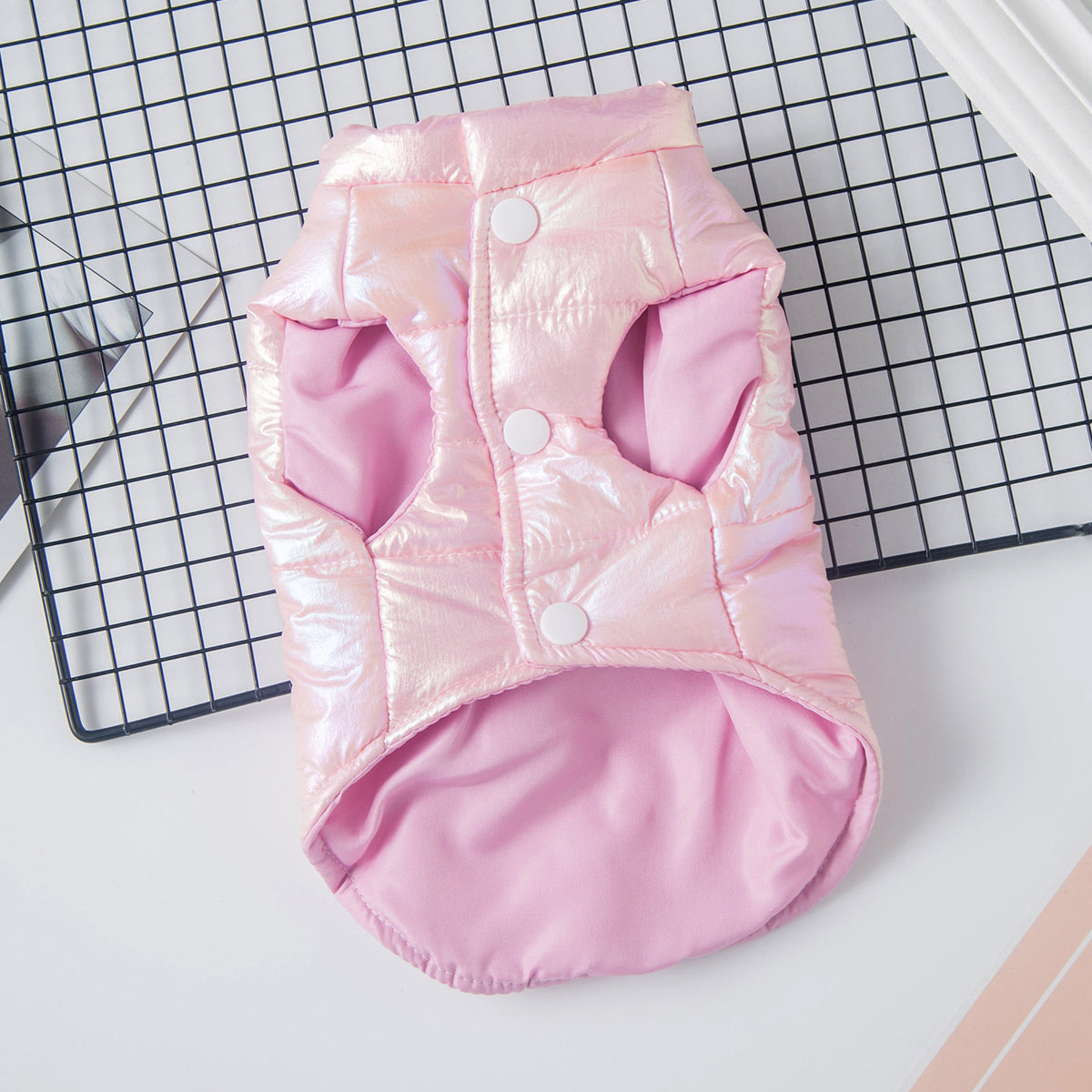 Laser Glossy Autumn Winter Pet Vest