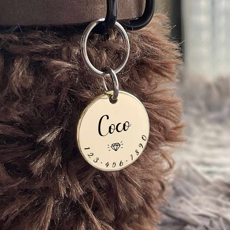 Anti-Loss Dog Tag For Walks