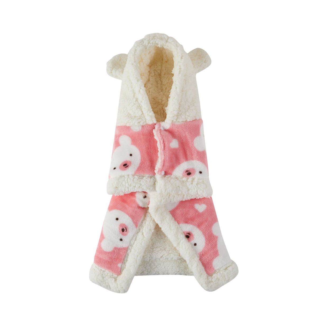 Thickened Flannel Hooded Shawl Pet Pajamas