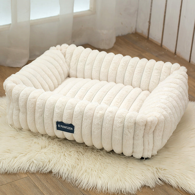 Large Kennel Removable Square Pet Bed