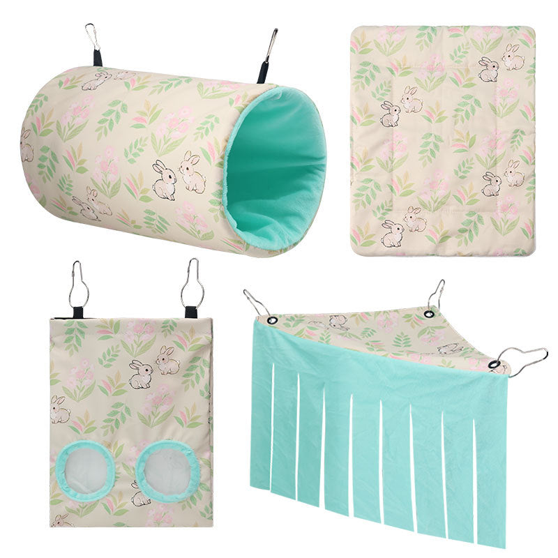 Drilling Tunnel Straw Bag Hideaway Pet Bed