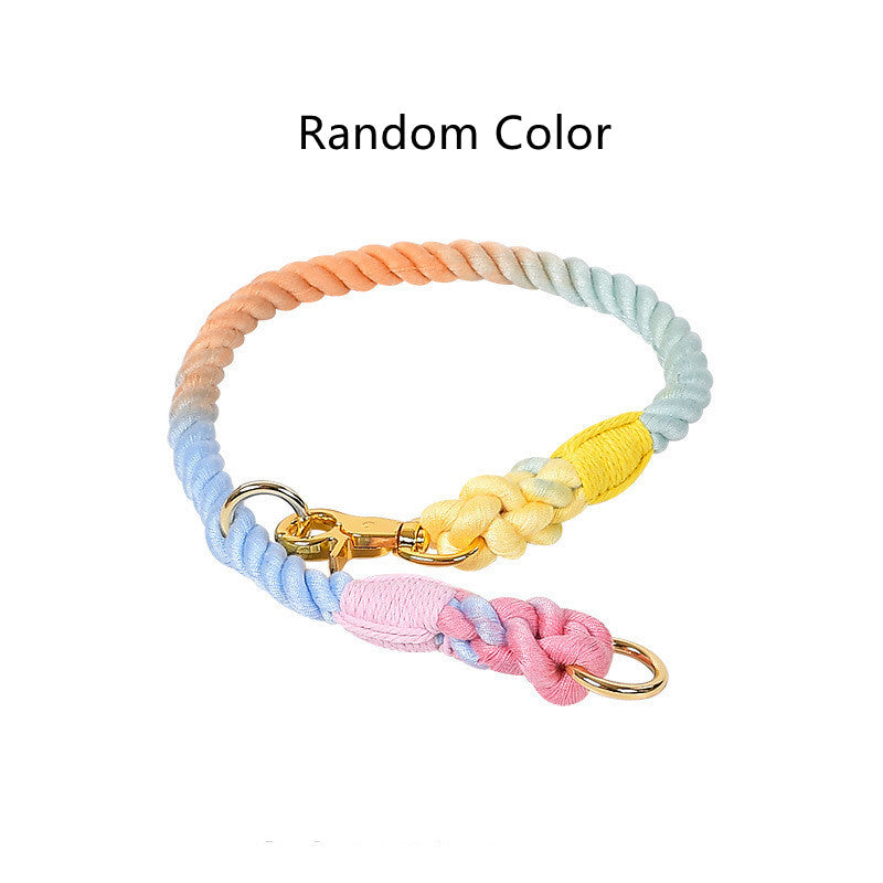 P-Type Collar For Small And Medium Dogs With Adjustable Weave