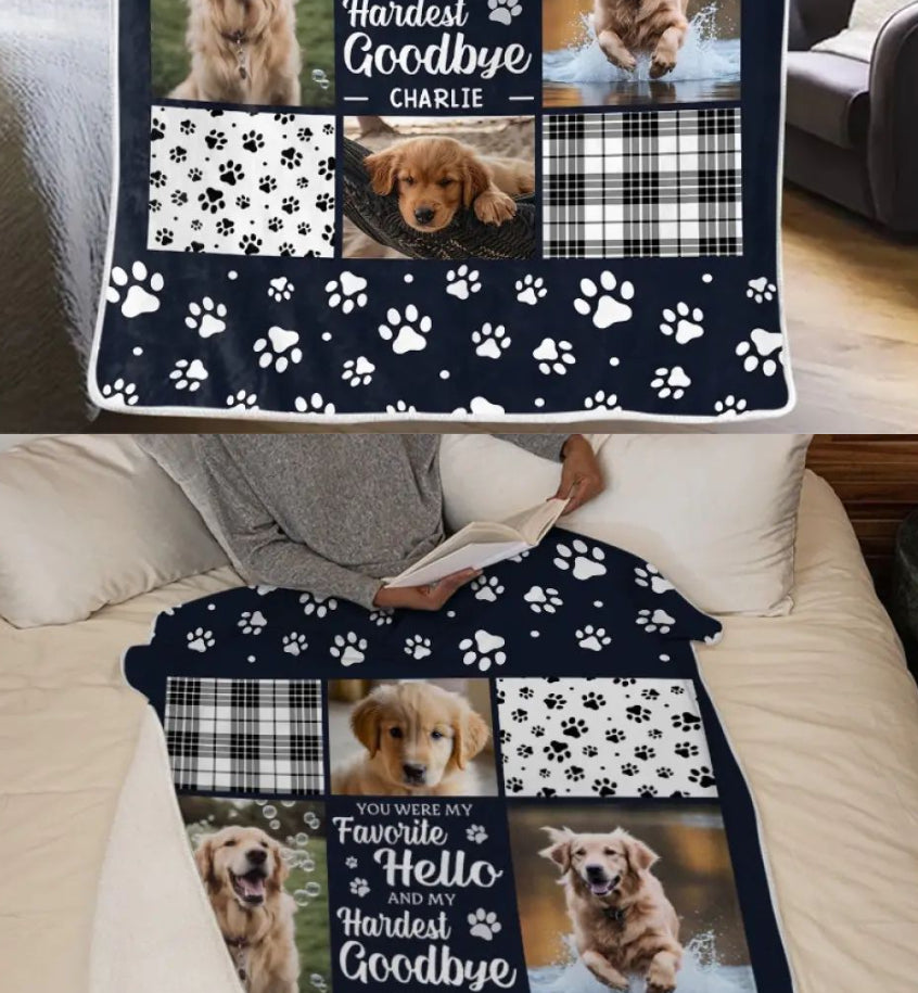 Super Soft Flannel Dog Blanket