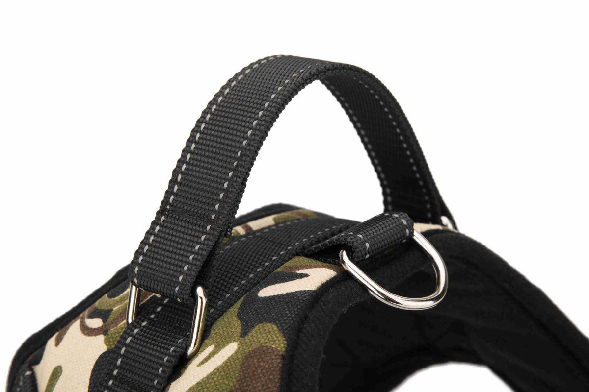 Explosion-Proof Trap Hand Holding Rope Golden Retriever Leather Saddle Pet Harness