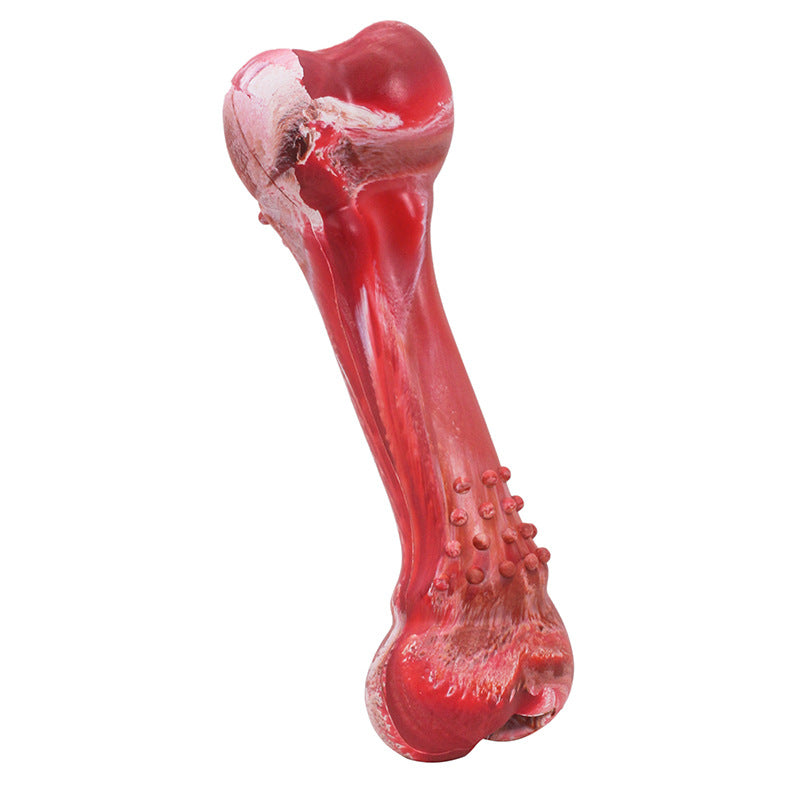 Dog Teeth Chewing Simulation Bone Hair Sound Toy