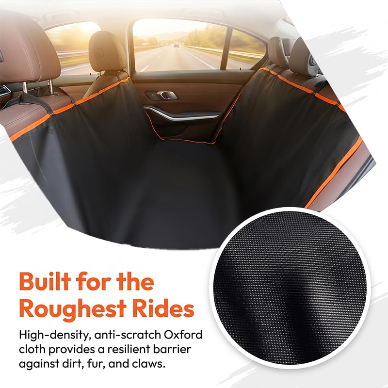 Waterproof Scratch Proof Dog Car Back Seat Cover