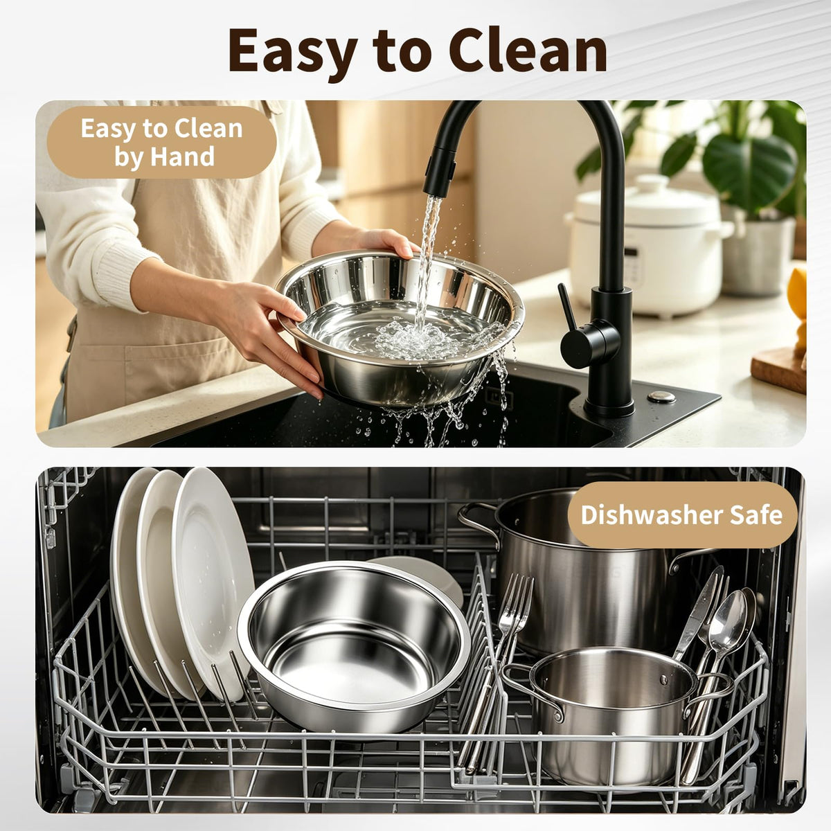 Stainless Steel Non-Slip Dog Bowls