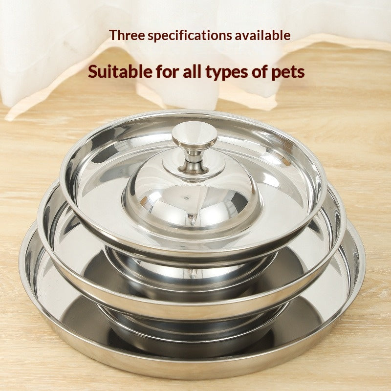 Thickened Stainless Steel Pet Food Bowl