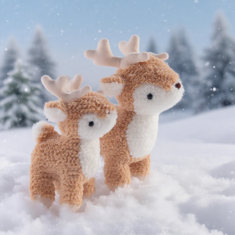 Reindeer Plush Toy Christmas Ornament