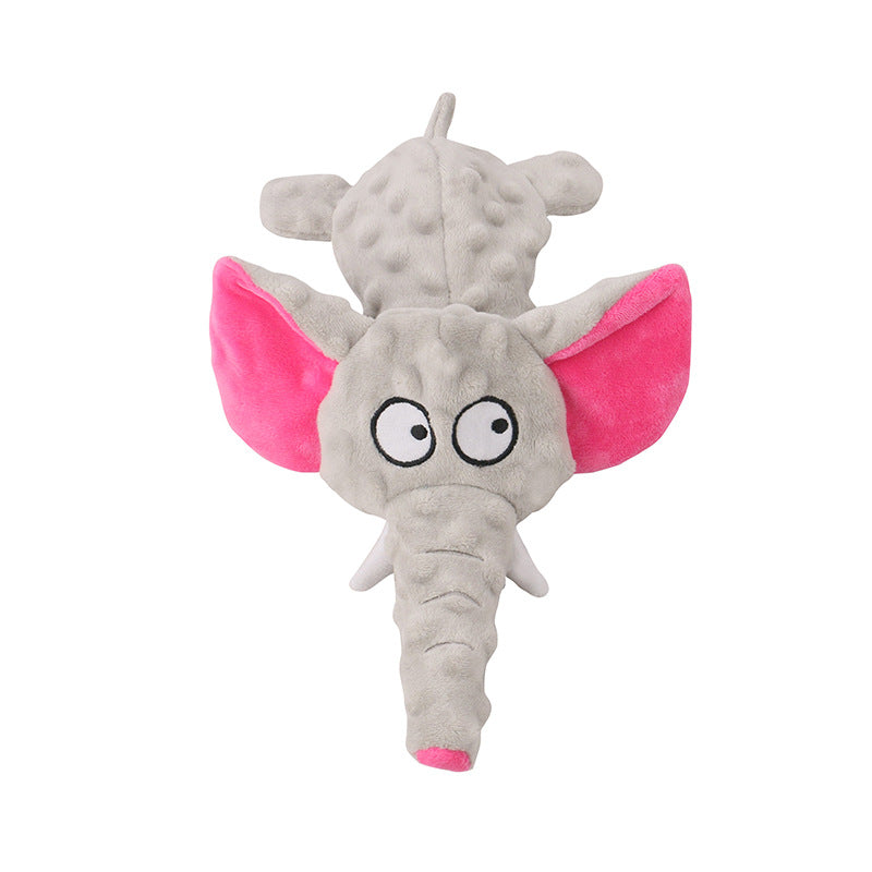 Plush Elephant Dog Toy
