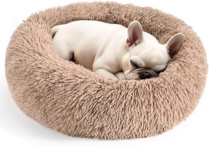 Round Warm Bed for Small Medium Dogs