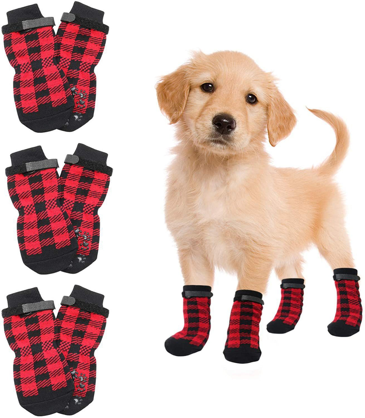 Dog Socks Booties Slide Proof And Anti-Drop Mute Medium Large Dog Golden Retriever