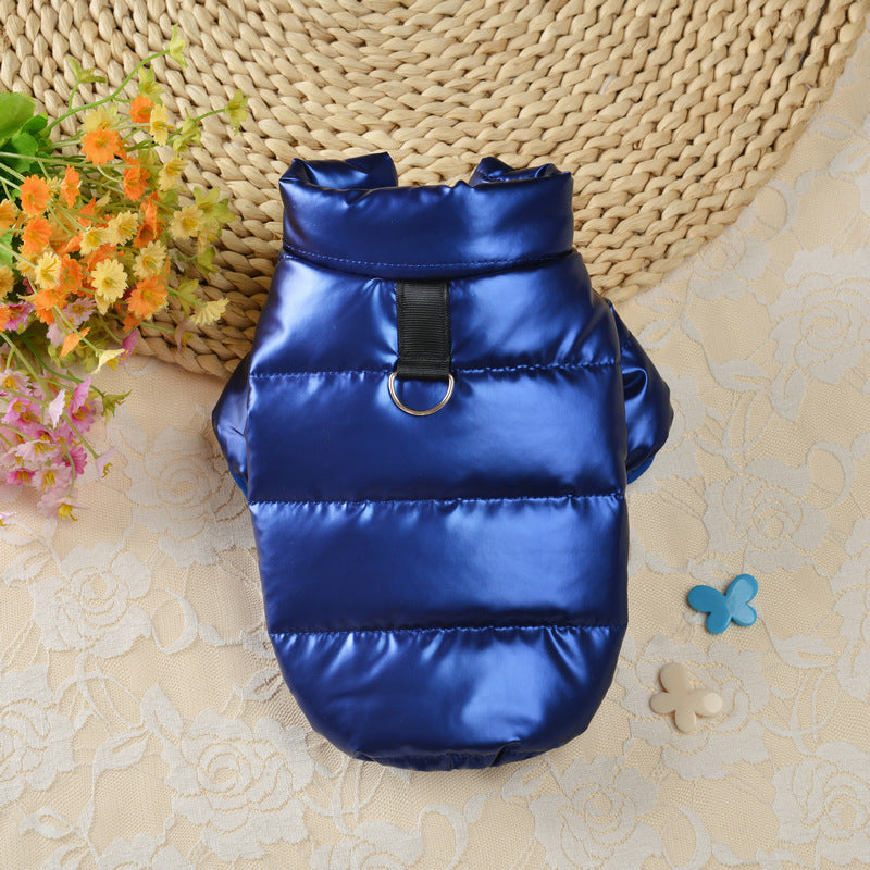 Two-Legged Clothes With Down Cotton Warm Vest For Pet Dogs