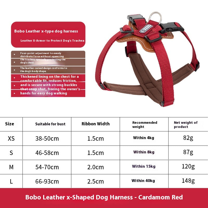 Dogs X Chest-Back Pet Puppy Corgi And Shiba Inu Hand Holding Rope