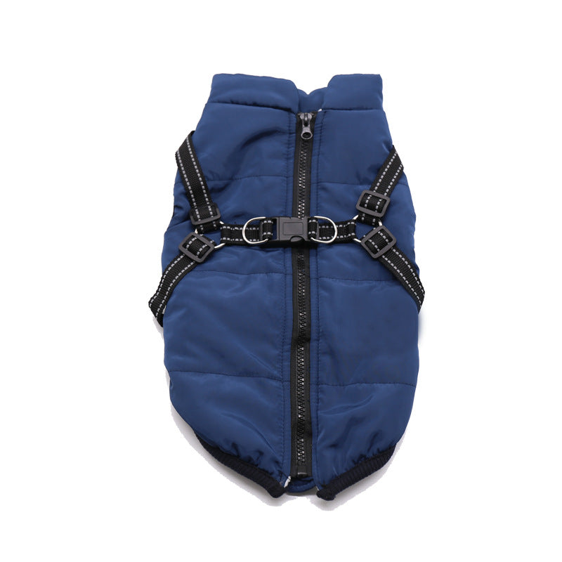 Winter Dog Cotton Chest and Back Vest