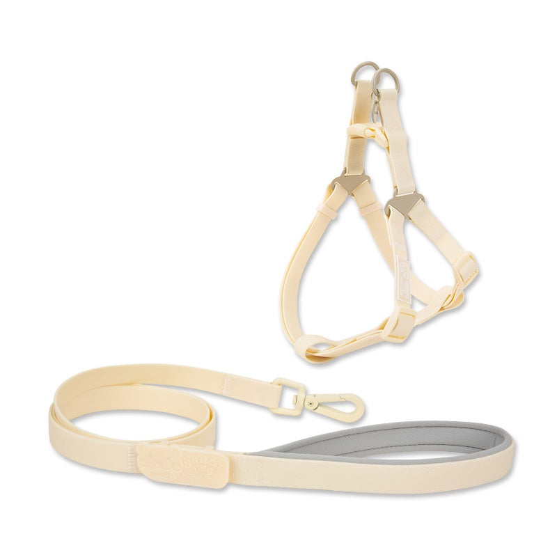 Jelly Color Pvc Chest Back Collar Waterproof Pet Products