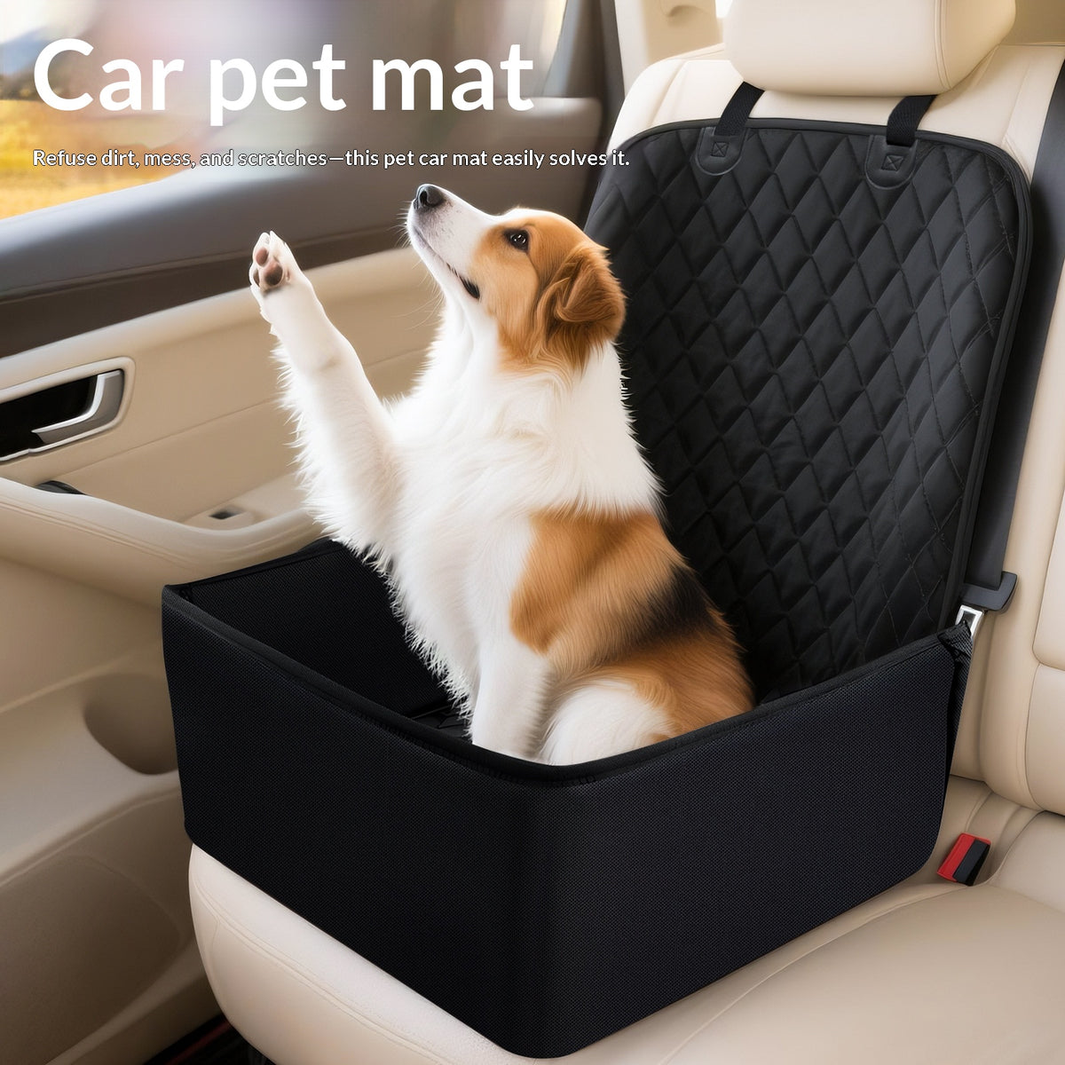 Thickened Waterproof Dog Car Seat Cushion