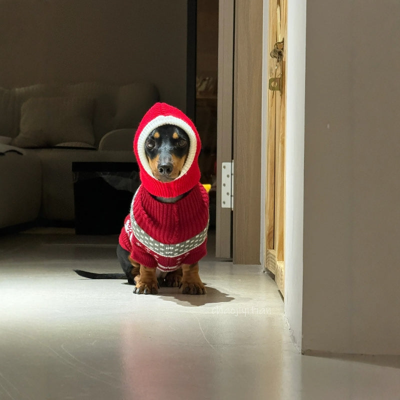 Warm Plush Christmas Pet Dress-Up Hat