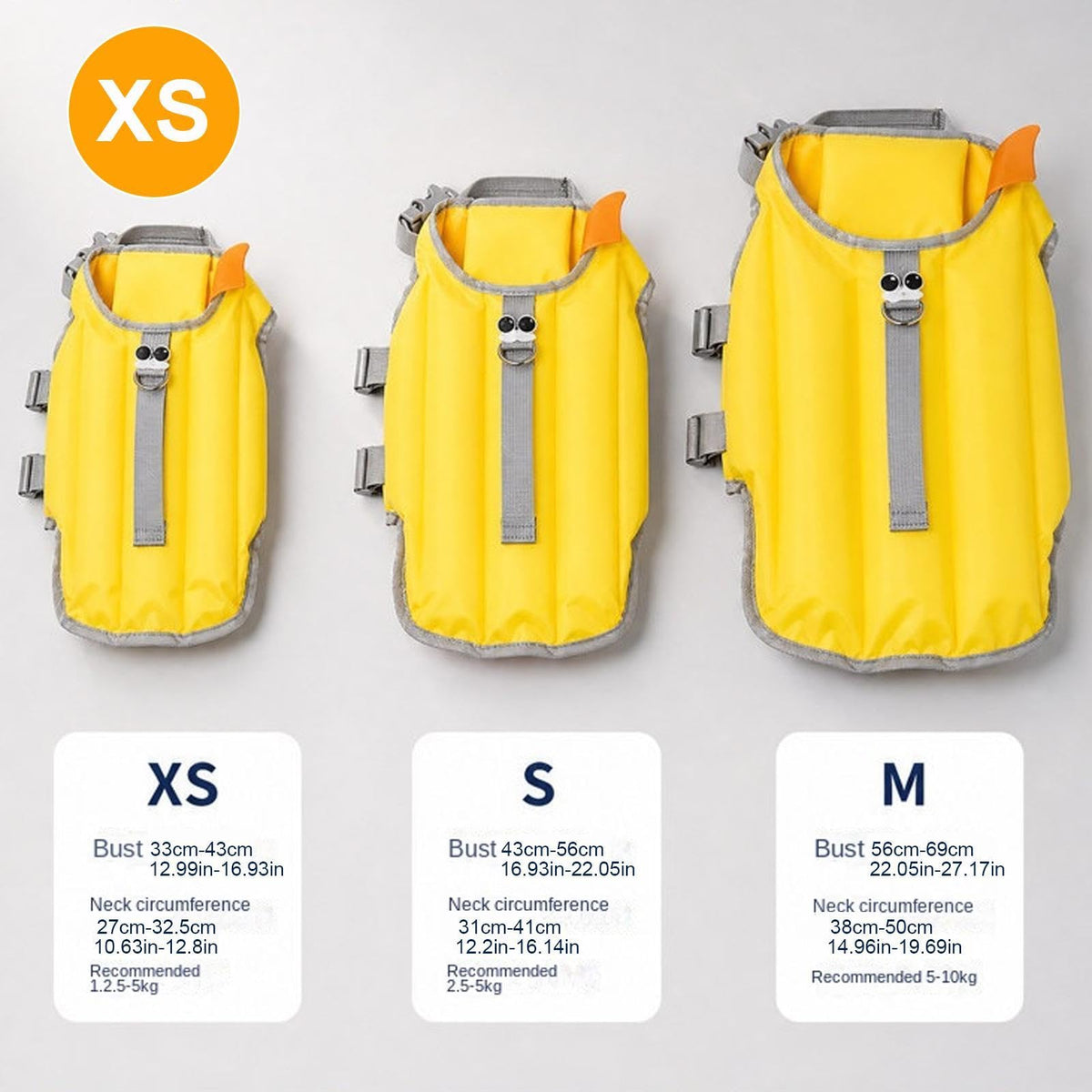 Adjustable Dog Life Vest with Rescue Handle