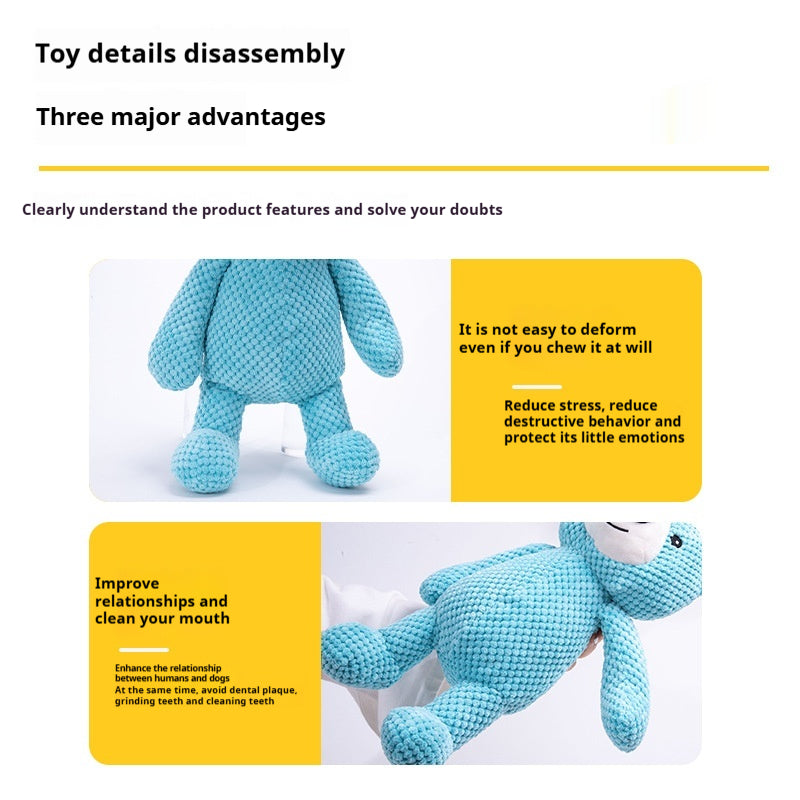Interactive Plush Companion Dog Toy