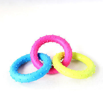 Rubber Three-Chain Dog Bite-Resistant Molar Toy