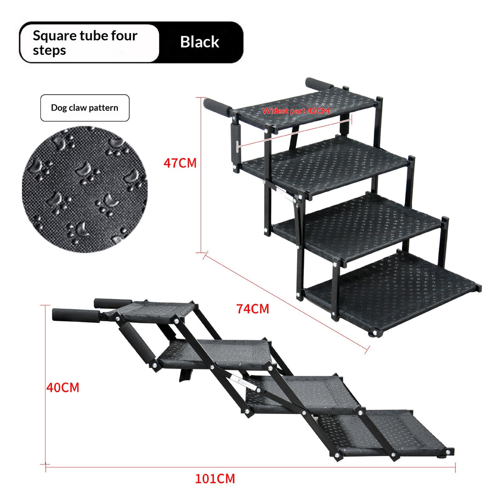 Outdoor Folding Portable Pet Dog Ladder Car Step