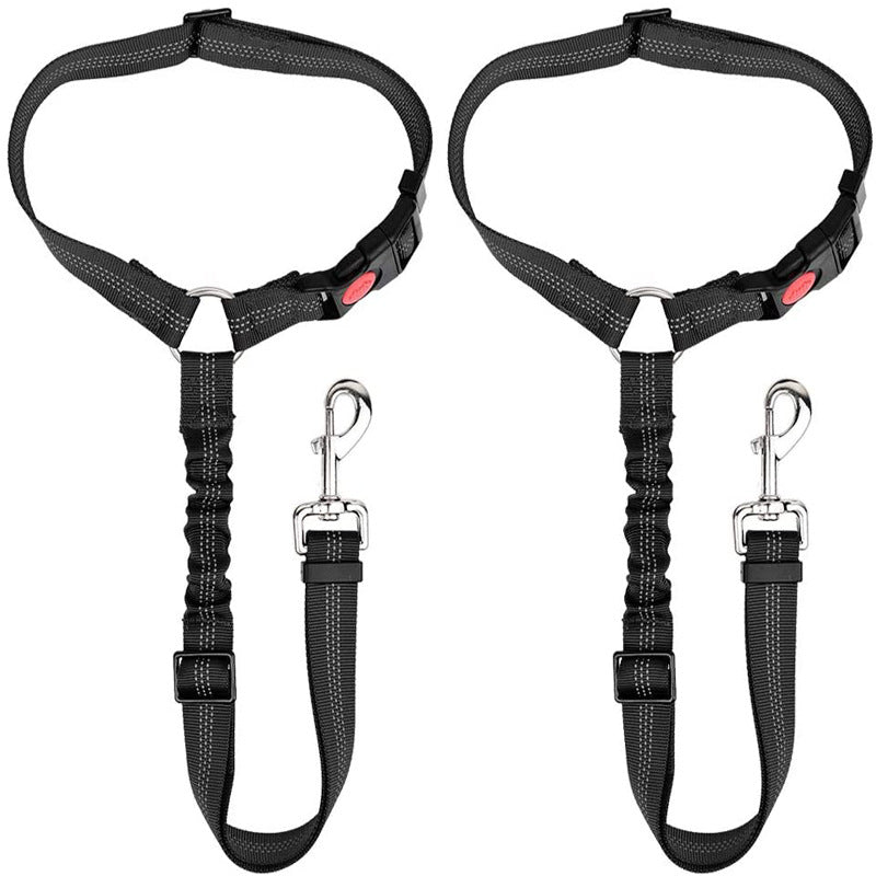 Pet Car Harness Elastic Reflective Leash