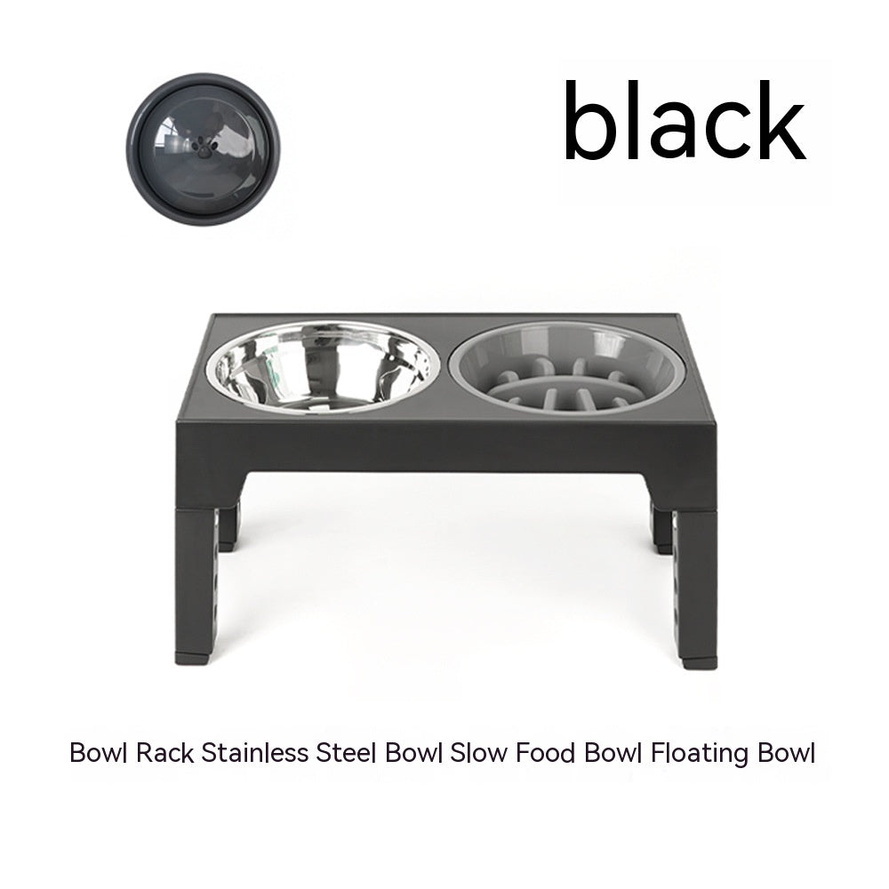 Lifting Slow Feeder Dog Bowl Rack