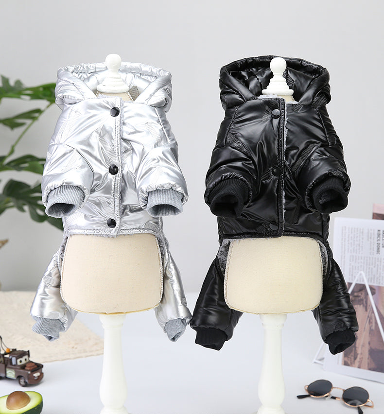Puppy Padded Warm Winter Four-Legged Cotton Coat
