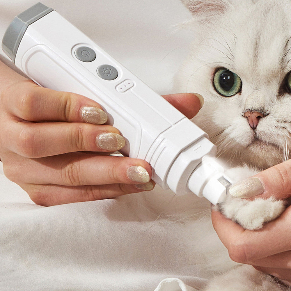 Automatic Pet Nail Grinder with Double Light