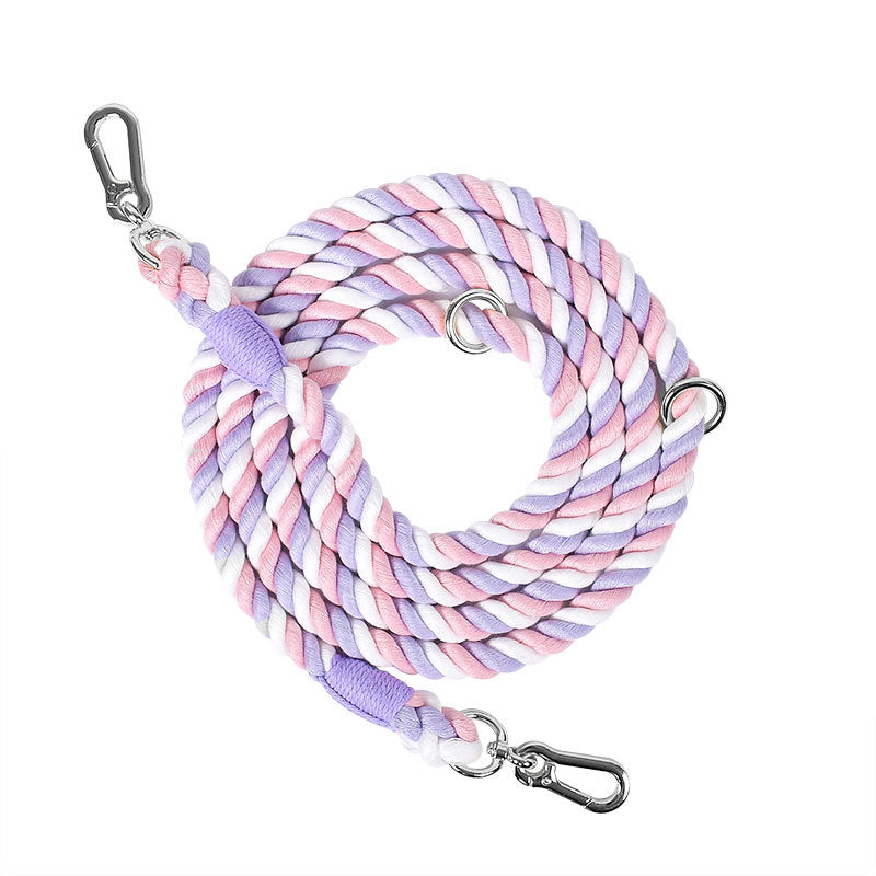 Multifunctional Braided Double-Ended Dog Leash