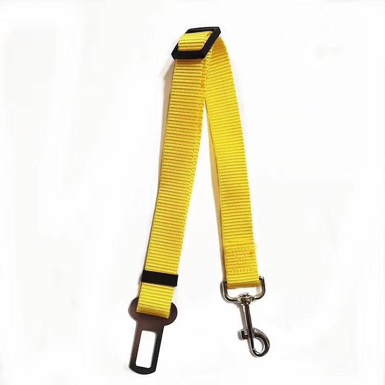 Adjustable Dog Car Seat Belt With Collar
