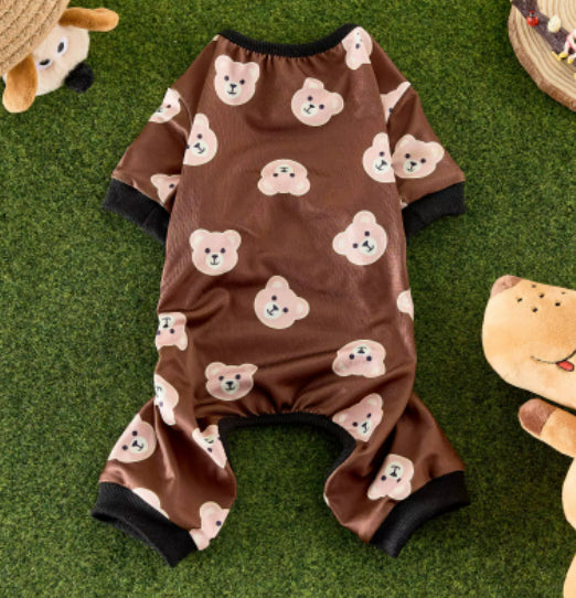 Breathable Four-Legged Jumpsuit for Small Dogs
