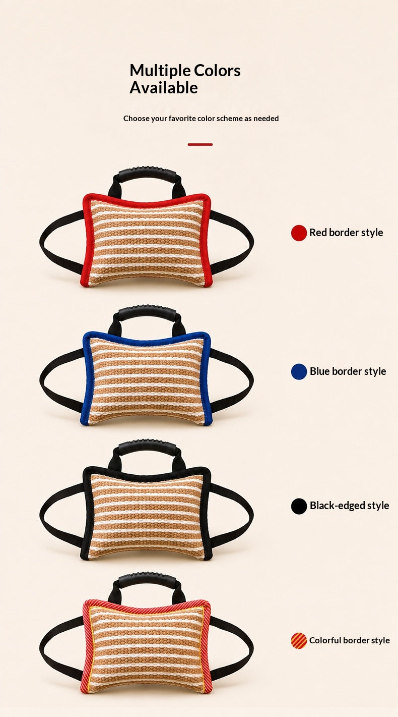 Jute Bite Cushion And Bite Roll For Training