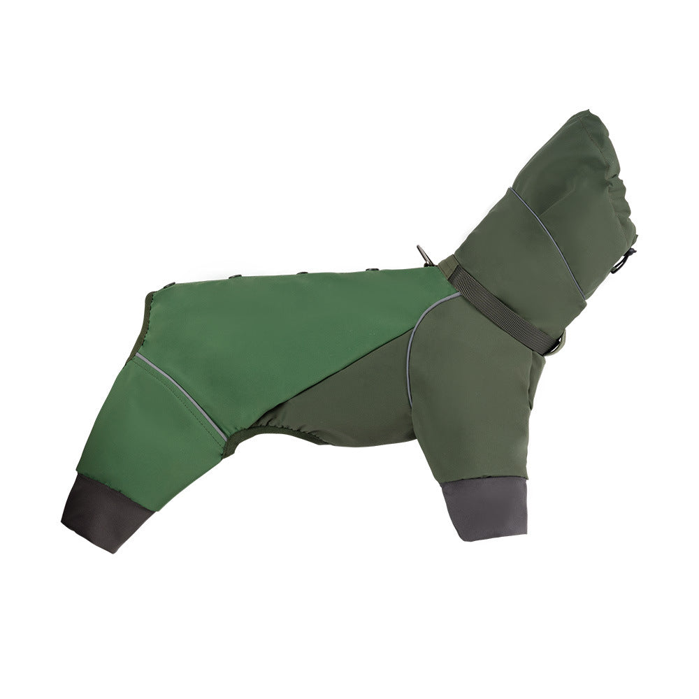 Dog Full-Coverage Outdoor Tactical Jacket With Four Legs