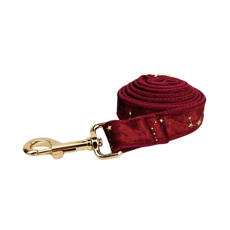 Fabric Dog Collar and Walk Set