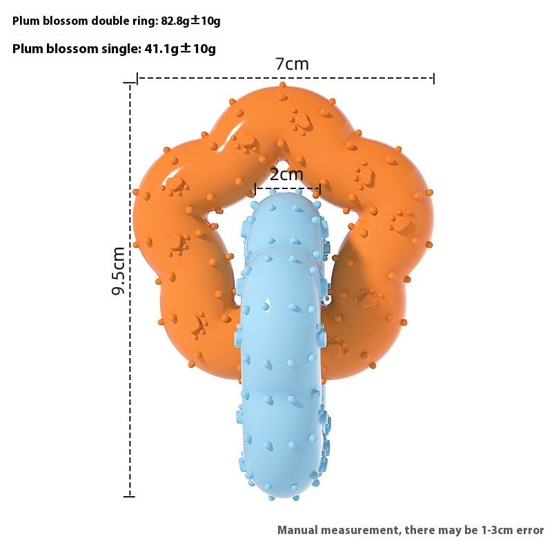 Gnawing Molar Flower Shape Dog Toy
