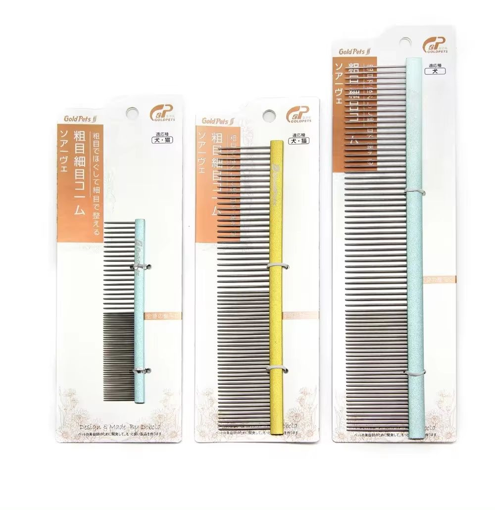 Large Blue Pet Grooming Comb