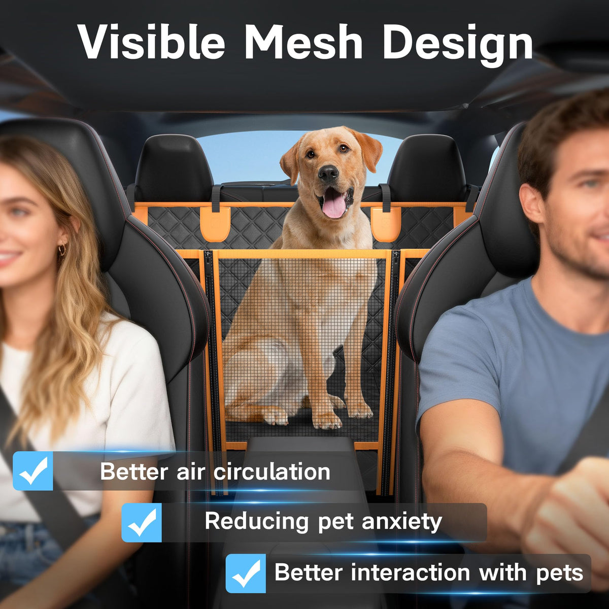 Hard Bottom Dog Back Seat Cover