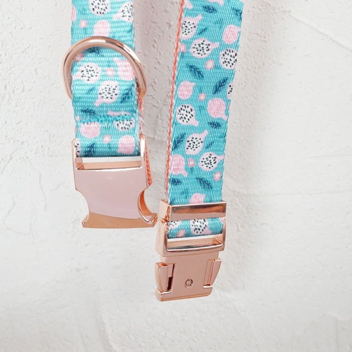 New Style Faux Nylon Printed Pet Collar