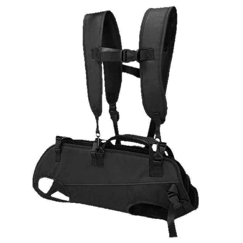 Pet Chest Bag Cycling Backpack Bike Riding Dog Walking Harness Large Dog Riding Breathable Outdoor Bag Shiba Inu Wakytu