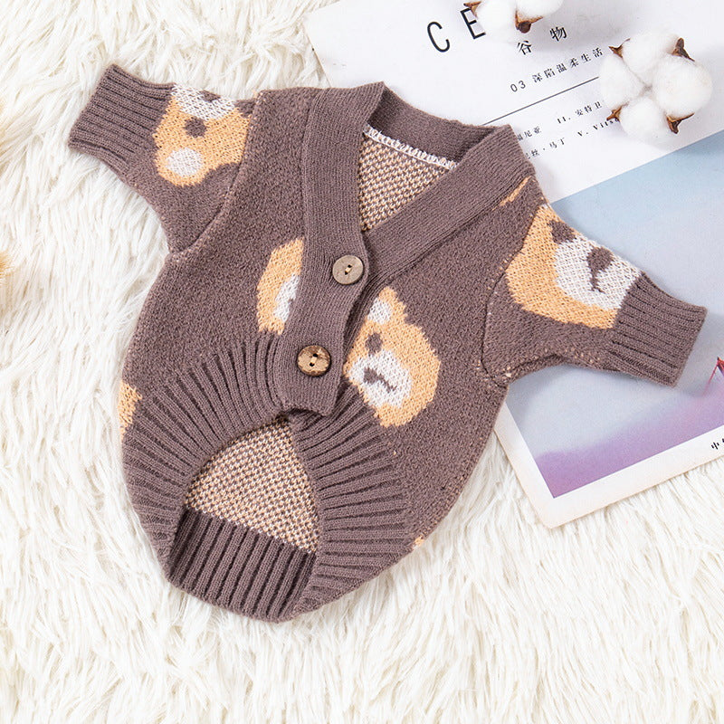Cute Casual Small Dog Sweater